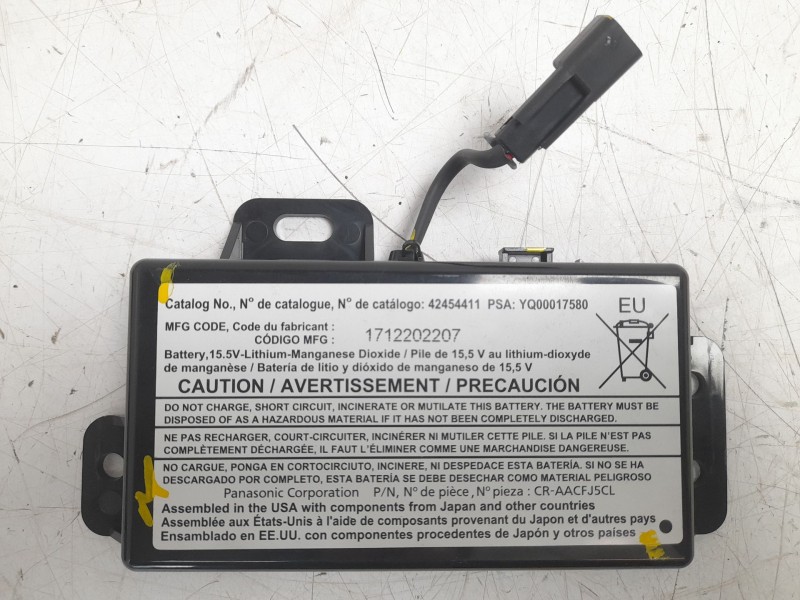 Recambio de modulo electronico para opel crossland x / crossland (p17, p2qo) 1.2 (75) referencia OEM IAM YQ00017580  