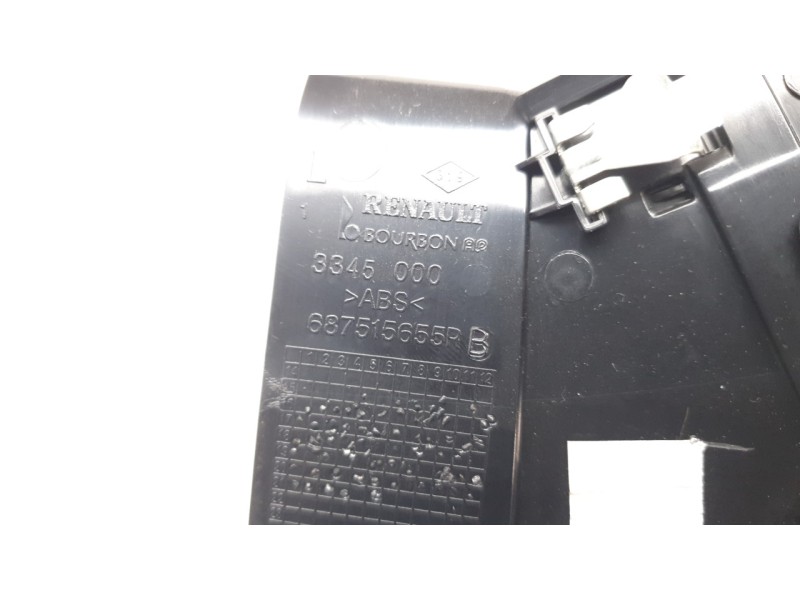 Recambio de aireador central para renault megane iv hatchback (b9a/m/n_) 1.5 dci 110 (b9a3) referencia OEM IAM 687515655R 687501