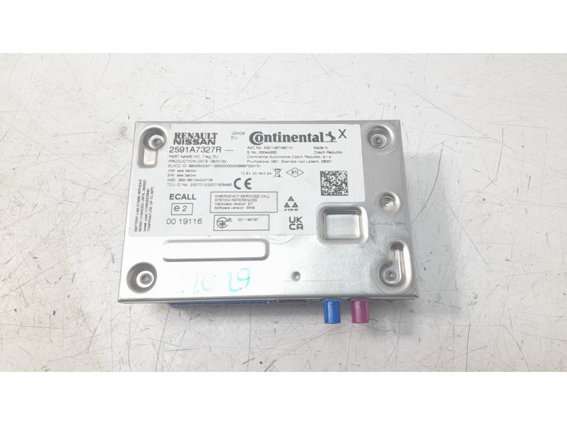 Recambio de modulo electronico para renault clio v intens referencia OEM IAM 2591A7327R  