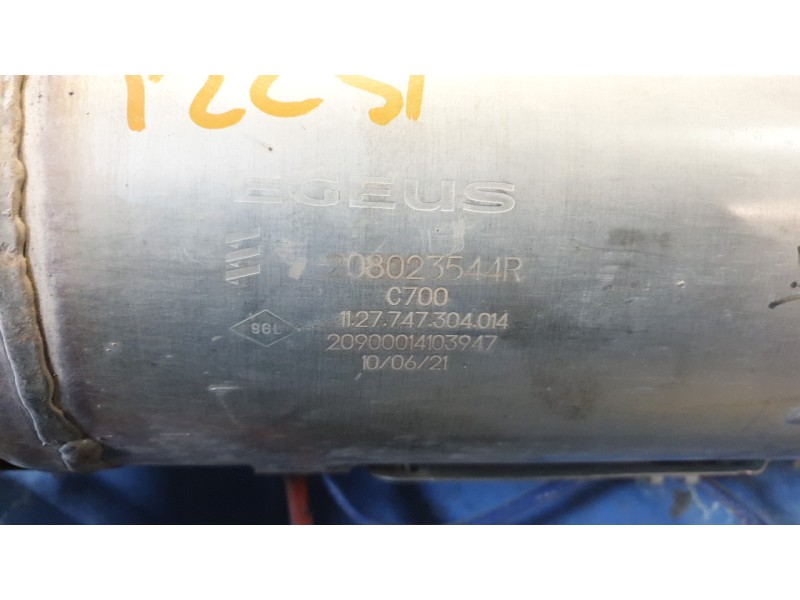 Recambio de filtro de particulas para renault megane iv hatchback (b9a/m/n_) 1.5 dci 110 (b9a3) referencia OEM IAM 208023544R  