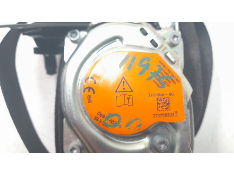 Recambio de cinturon seguridad delantero derecho para mercedes-benz clase a berlina (bm 177) a 200 d (117.112) referencia OEM IA
