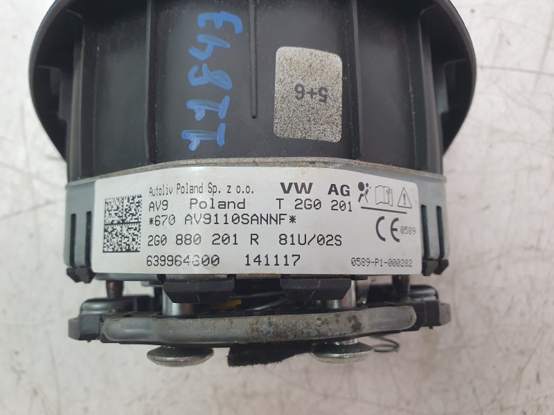 Recambio de airbag delantero izquierdo para volkswagen polo edition referencia OEM IAM 2G0880201R  
