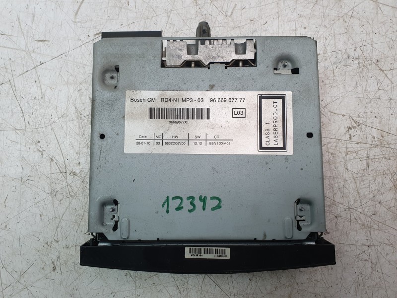 Recambio de sistema audio / radio cd para citroën c4 ii (nc_) 1.6 hdi 90 referencia OEM IAM 9666967777  