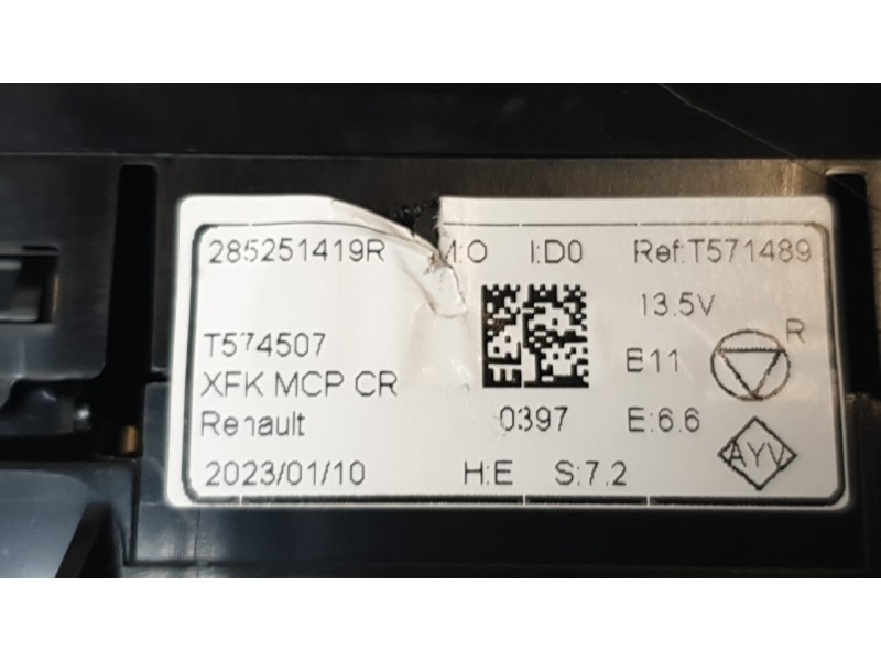 Recambio de mando calefaccion / aire acondicionado para nissan townstar furgoneta/monovolumen (xfk) 1.3 referencia OEM IAM 28525