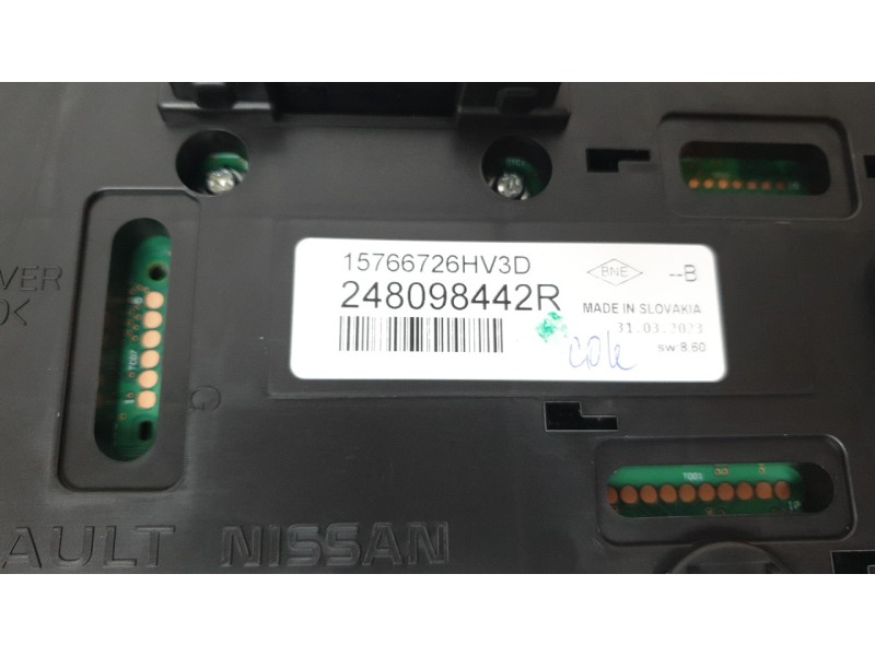 Recambio de cuadro instrumentos para nissan townstar furgoneta/monovolumen (xfk) 1.3 referencia OEM IAM 2481001Q2B  