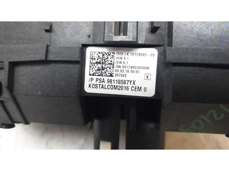 Recambio de mando multifuncion para opel crossland x / crossland (p17, p2qo) 1.2 (75) referencia OEM IAM 98118587YX  