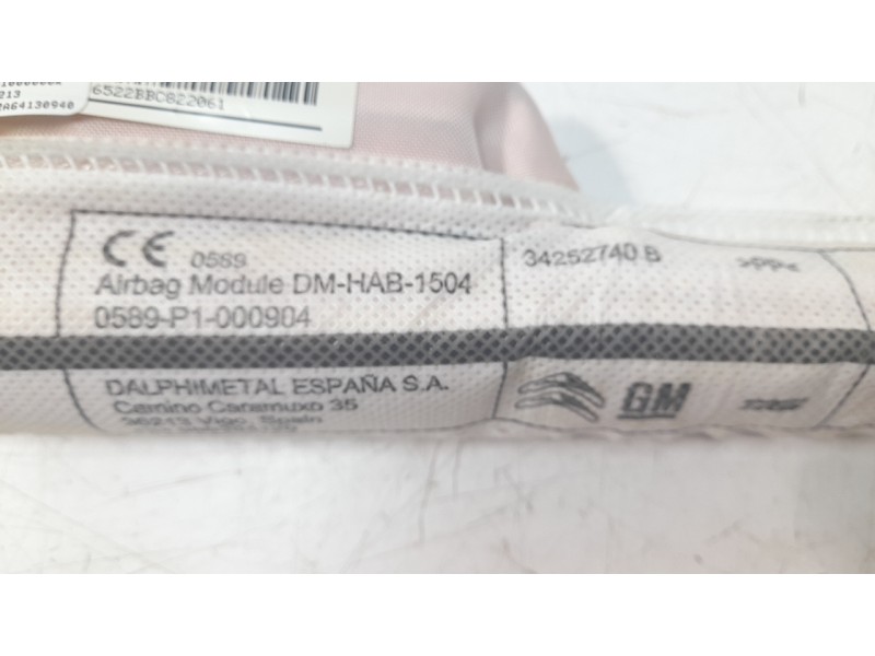 Recambio de airbag cortina delantero derecho para opel crossland x / crossland (p17, p2qo) 1.2 (75) referencia OEM IAM 981235008
