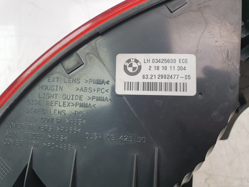 Recambio de piloto trasero izquierdo para bmw x1 (e84) sdrive 18 d referencia OEM IAM 63212992477 103F06241771 16204701