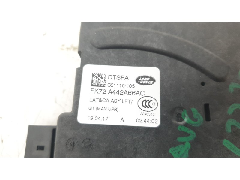 Recambio de cerradura maletero / porton para land rover discovery sport (l550) 2.0 d 4x4 referencia OEM IAM FK72A442A66AC  