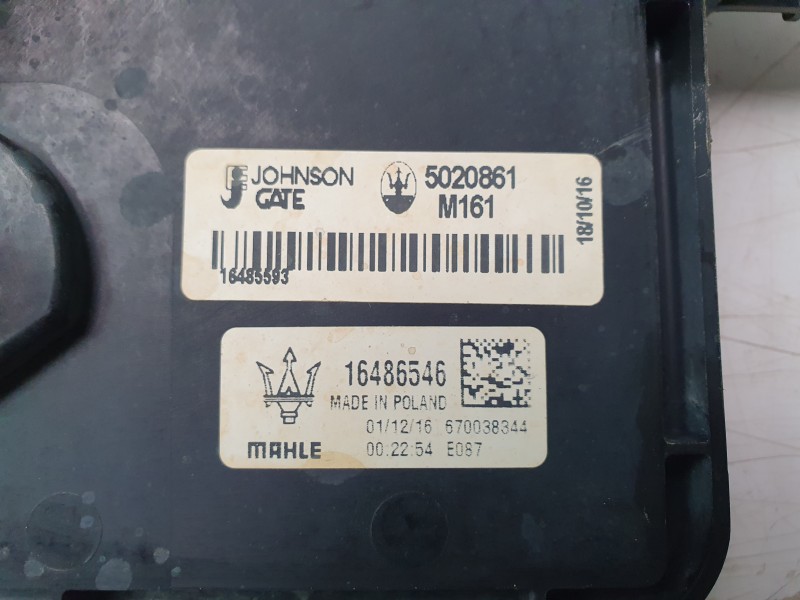 Recambio de electroventilador para maserati levante suv (m161) 3.0 d q4 referencia OEM IAM 670107328  
