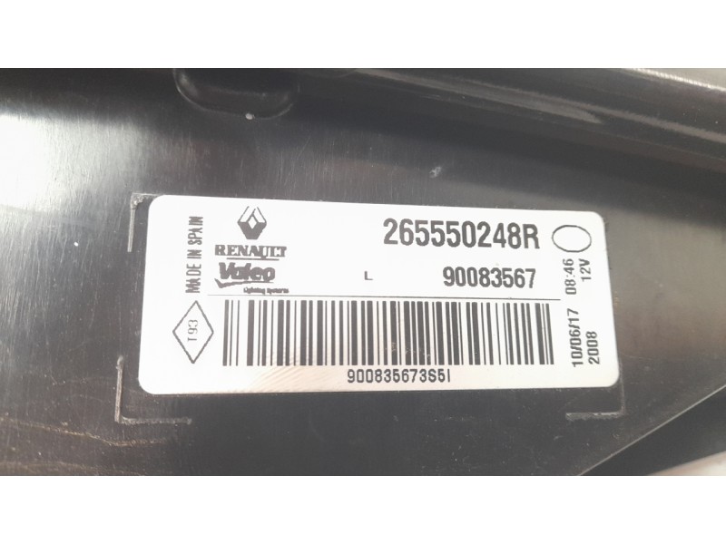 Recambio de piloto trasero izquierdo interior para renault megane iv hatchback (b9a/m/n_) 1.5 dci 110 (b9a3) referencia OEM IAM 