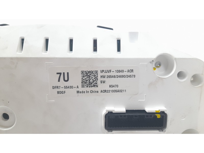 Recambio de cuadro instrumentos para mazda 3 sedán (bp) evolution referencia OEM IAM DFR755430A  