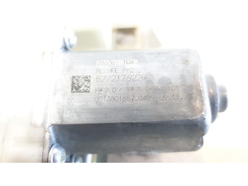 Recambio de elevalunas trasero izquierdo para renault kadjar (ha_, hl_) 1.5 blue dci 115 referencia OEM IAM 827217622R  