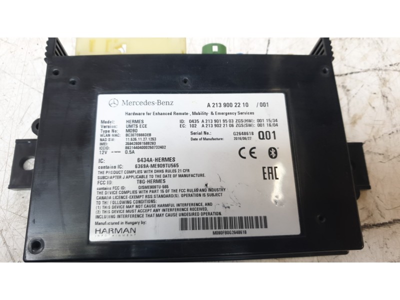 Recambio de inyector para mercedes-benz clase c coupe (w205) c 250 d 4matic (205.309) referencia OEM IAM A2139002210  