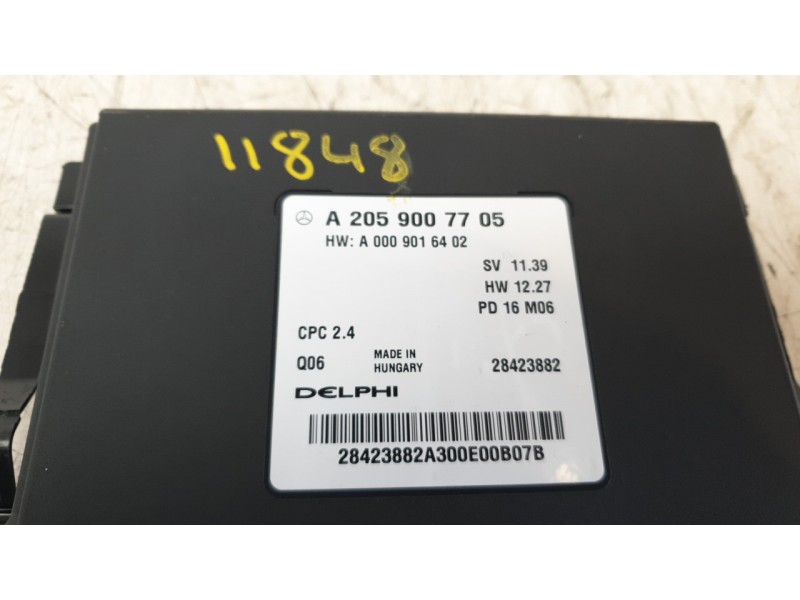 Recambio de modulo electronico para mercedes-benz clase c coupe (w205) c 250 d 4matic (205.309) referencia OEM IAM A2059007705  