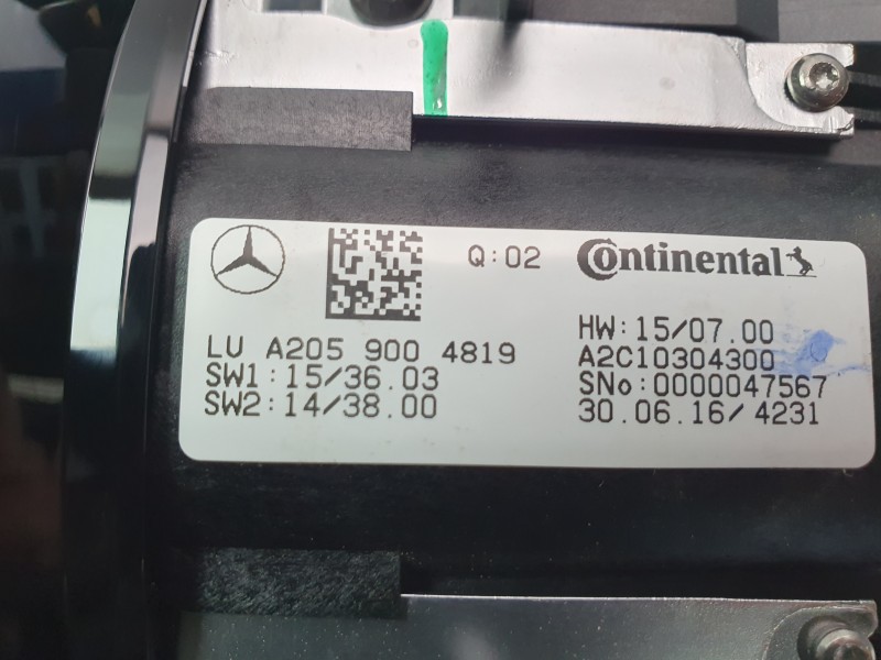 Recambio de mando multifuncion para mercedes-benz clase c coupe (w205) c 250 d 4matic (205.309) referencia OEM IAM A2059005915 A
