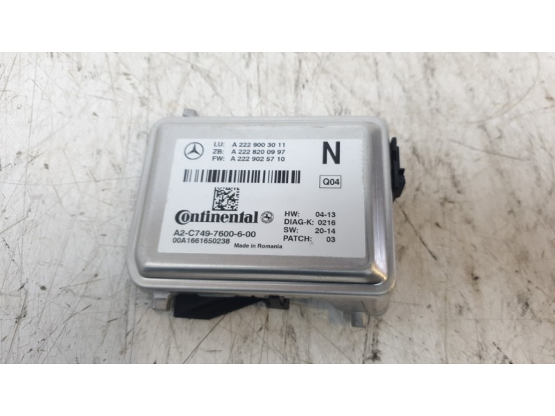 Recambio de camara vision frontal para mercedes-benz clase c coupe (w205) c 250 d 4matic (205.309) referencia OEM IAM A222900301