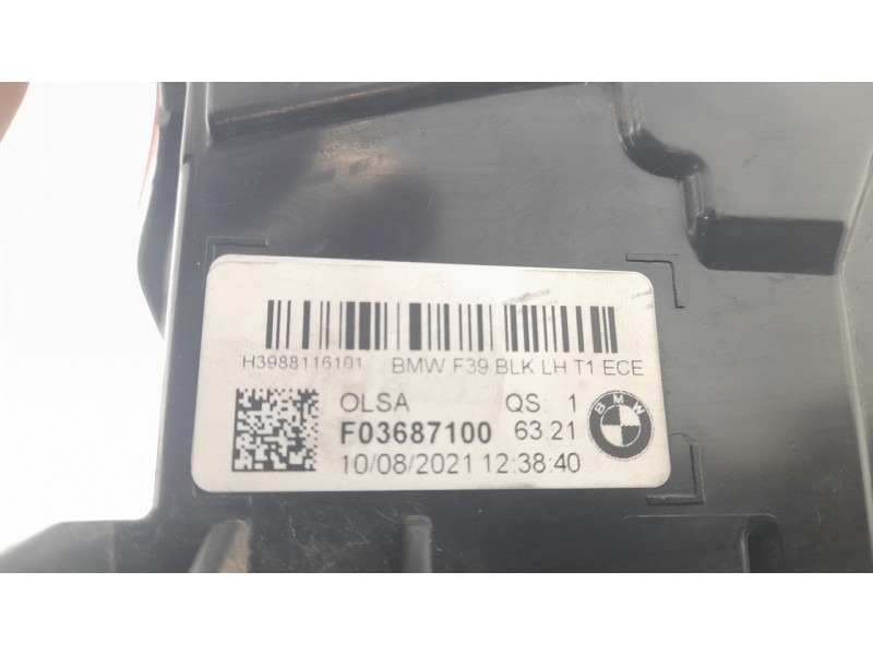 Recambio de piloto trasero izquierdo para bmw x2 (f39) sdrive 18 d referencia OEM IAM 63219881161  