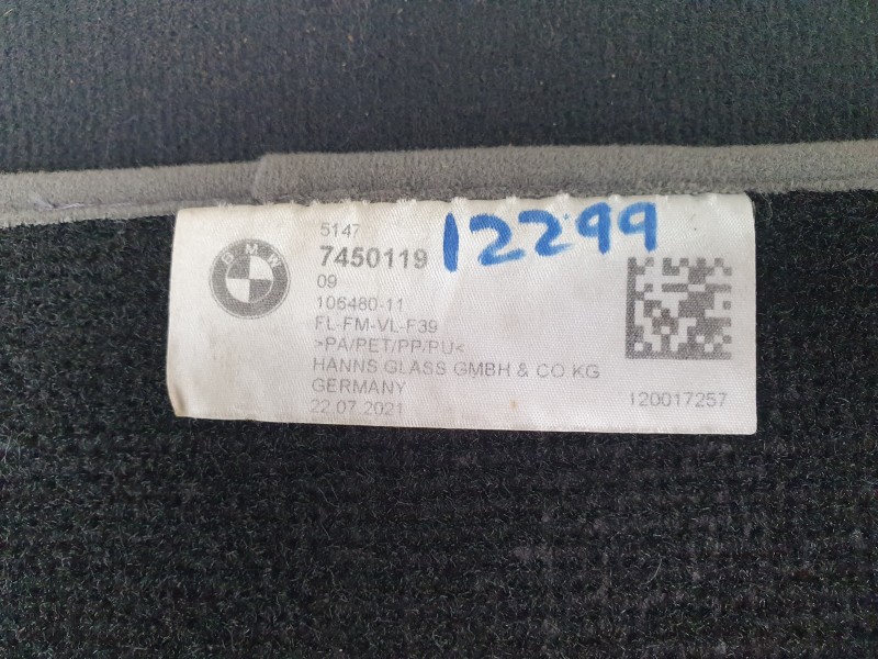 Recambio de juego alfombrillas para bmw x2 (f39) sdrive 18 d referencia OEM IAM 51477450119  