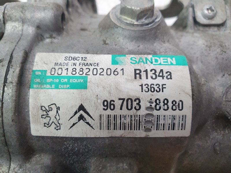 Recambio de compresor aire acondicionado para citroën c4 ii (nc_) 1.6 hdi 90 referencia OEM IAM 9670318880 00188202061 CAF410007