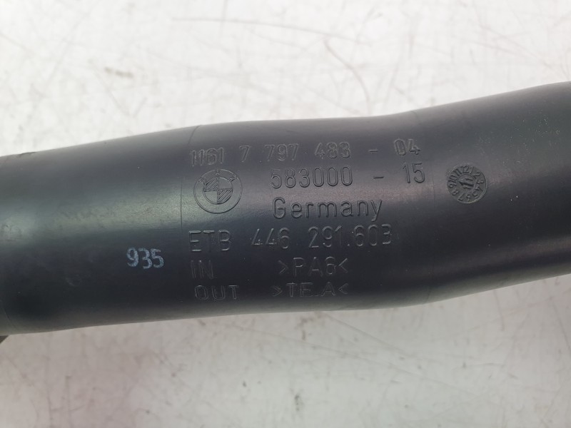 Recambio de tubo presion turbocompresor para bmw x1 (e84) sdrive 18 d referencia OEM IAM 11617797483 58300015 