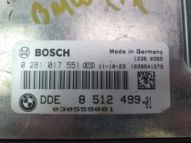 Recambio de centralita motor uce para bmw x1 (e84) sdrive 18 d referencia OEM IAM 0281017551 851249901 