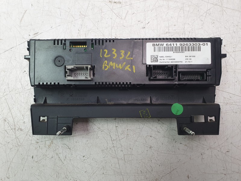 Recambio de mando climatizador para bmw x1 (e84) sdrive 18 d referencia OEM IAM 64119221852  