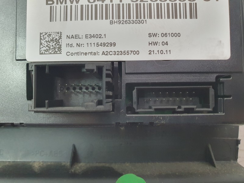 Recambio de mando climatizador para bmw x1 (e84) sdrive 18 d referencia OEM IAM 64119221852  