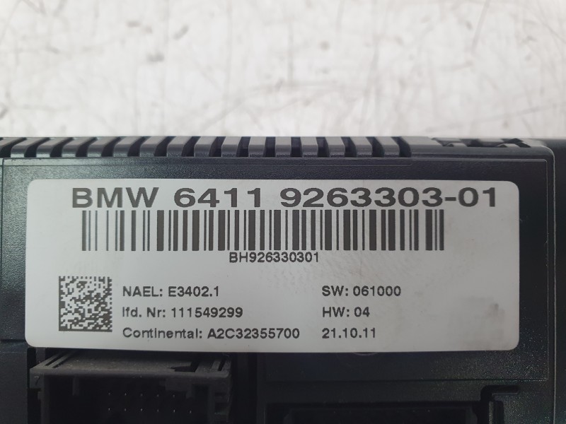 Recambio de mando climatizador para bmw x1 (e84) sdrive 18 d referencia OEM IAM 64119221852  