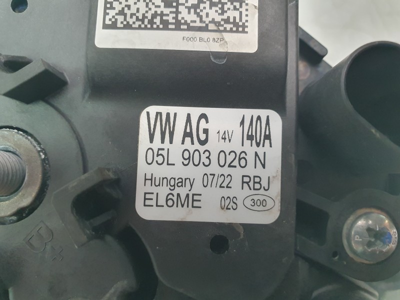 Recambio de alternador para audi q3 sportback (f3n) 35 tdi referencia OEM IAM 05L903026N  ALF290001 , A14447