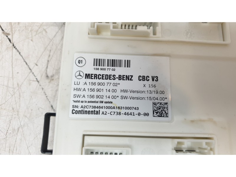 Recambio de modulo electronico para mercedes-benz clase gla (w156) gla 220 cdi 4m / d 4m (156.905) referencia OEM IAM A156900770