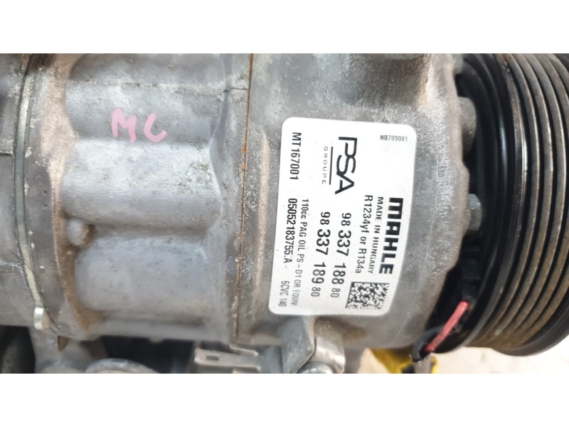 Recambio de compresor aire acondicionado para peugeot 308 sw iii (fc_, fj_, fr_, f4_, fn_) bluehdi 130 (fcyhzl, fcyhzt) referenc