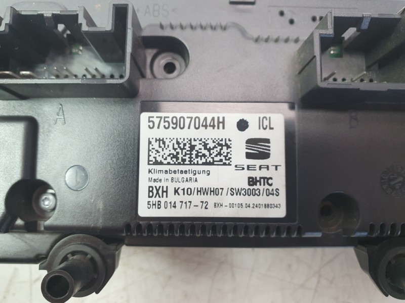 Recambio de mando climatizador para seat ateca (khp) fr referencia OEM IAM 575907044H  