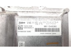 Recambio de centralita motor uce para peugeot 208 1.2 12v vti referencia OEM IAM 9811545080 152022092 V29059263A 2