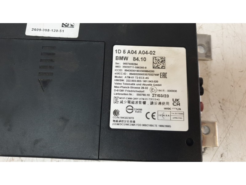 Recambio de modulo electronico para mini mini (f56) cooper se / electric referencia OEM IAM 1D5A04A0402  