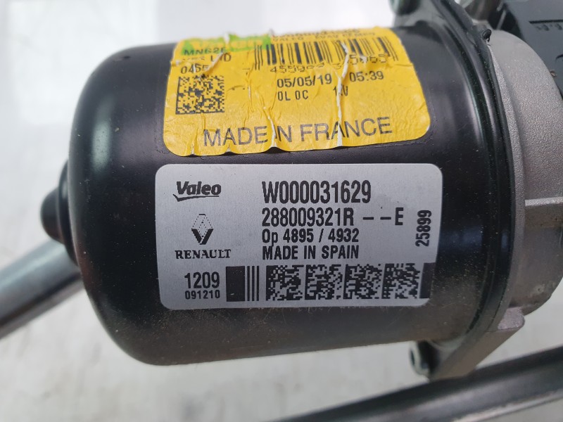 Recambio de motor limpia delantero para dacia sandero ii tce 90 lpg (b8m1) referencia OEM IAM 288009321R  