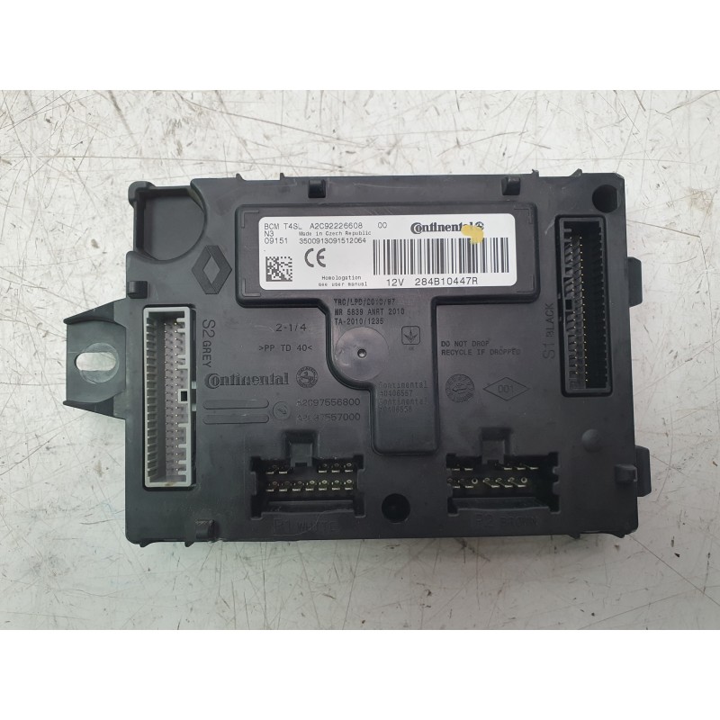 Recambio de caja reles / fusibles para dacia sandero ii tce 90 lpg (b8m1) referencia OEM IAM 284B10447R A2C92226608 