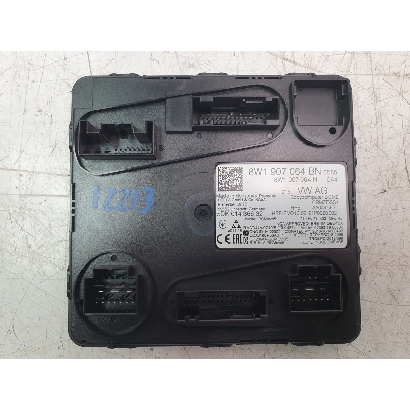 Recambio de modulo electronico para audi a4 b9 avant (8w5, 8wd) s4 tdi mild hybrid quattro referencia OEM IAM 8W1907064BN 5DK014