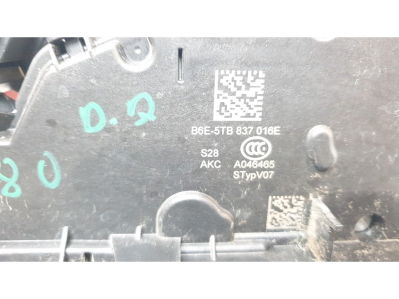 Recambio de cerradura puerta delantera derecha para volkswagen golf viii variant (cg5, db5) 2.0 tdi referencia OEM IAM 5TB837016