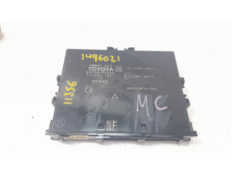 Recambio de modulo electronico para lexus nx 2.5 16v cat (híbrido) referencia OEM IAM 8999078260  