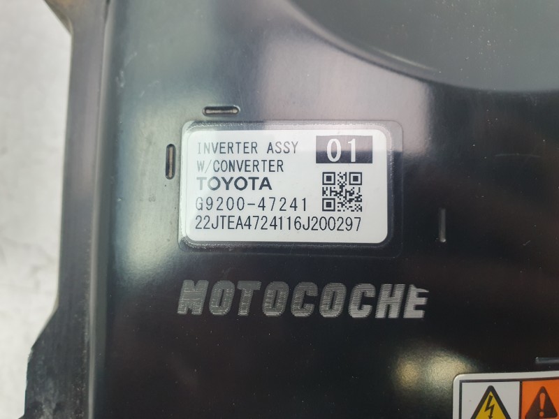 Recambio de inversor para toyota c-hr (_x1_) 1.8 hybrid (zyx10_, zyx11_) referencia OEM IAM G920047241  