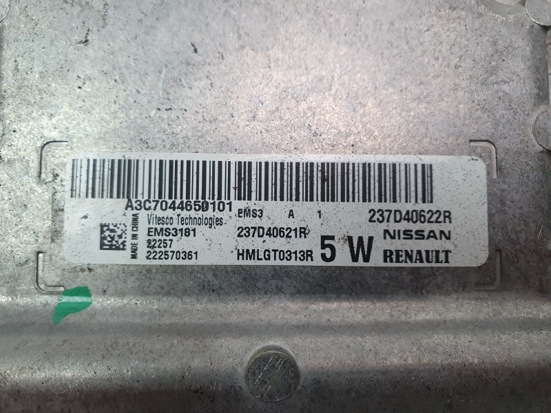 Recambio de centralita motor uce para dacia spring electric business referencia OEM IAM 237D40622R A3C7044650101 