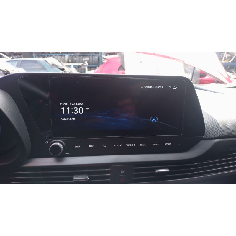 Recambio de pantalla multifuncion para hyundai bayon 1.2 mpi 79 cv maxx (2024) referencia OEM IAM 96560q0da04x  