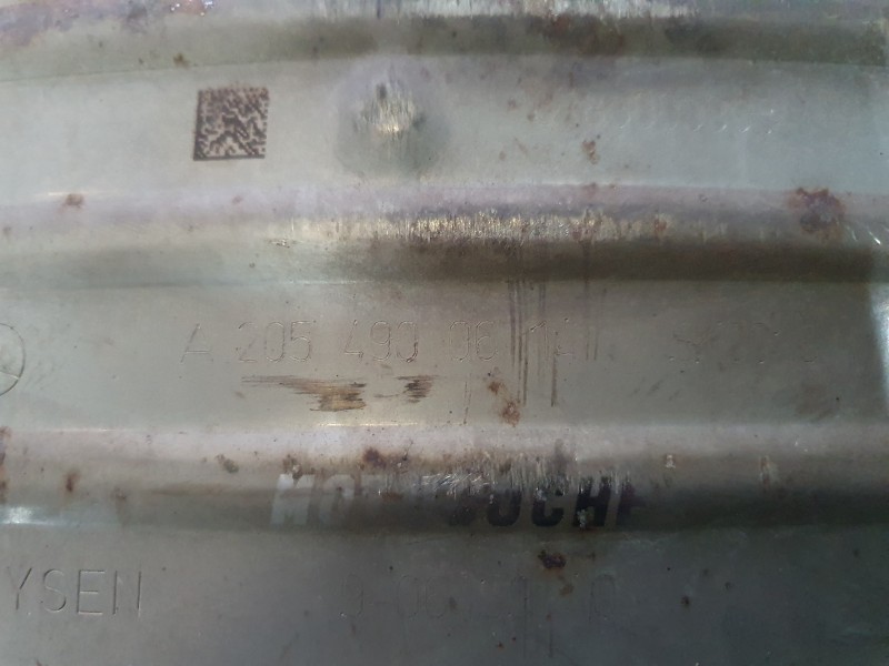 Recambio de tubo escape central para mercedes-benz clase c coupe (w205) c 250 d 4matic (205.309) referencia OEM IAM A2054900614 