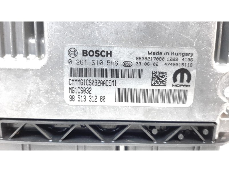 Recambio de centralita motor uce para ds ds 3 / ds 3 crossback (ur_, uc_, uj_) 1.2 puretech 130 referencia OEM IAM 9851418180  9
