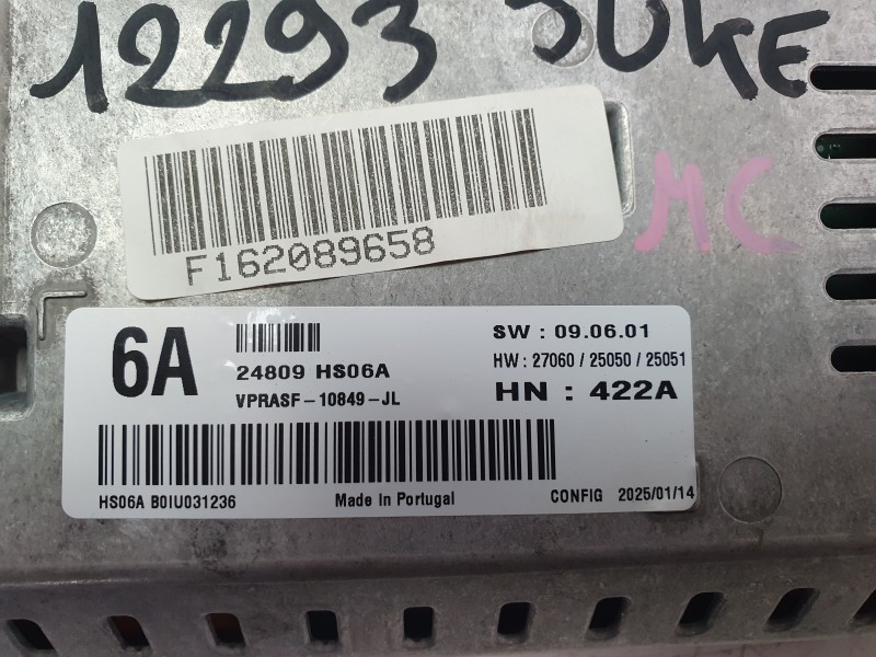 Recambio de cuadro instrumentos para nissan juke (f16_) dig-t 117 referencia OEM IAM 24809HS04A  