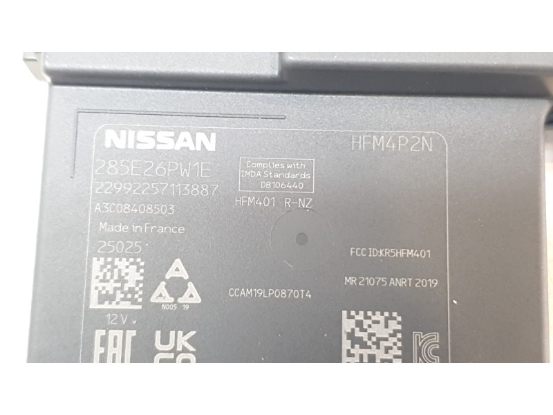 Recambio de modulo electronico para nissan juke (f16_) dig-t 117 referencia OEM IAM 285E26PW1E  