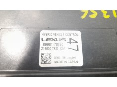 Recambio de modulo electronico para lexus nx 2.5 16v cat (híbrido) referencia OEM IAM 8998178520   2
