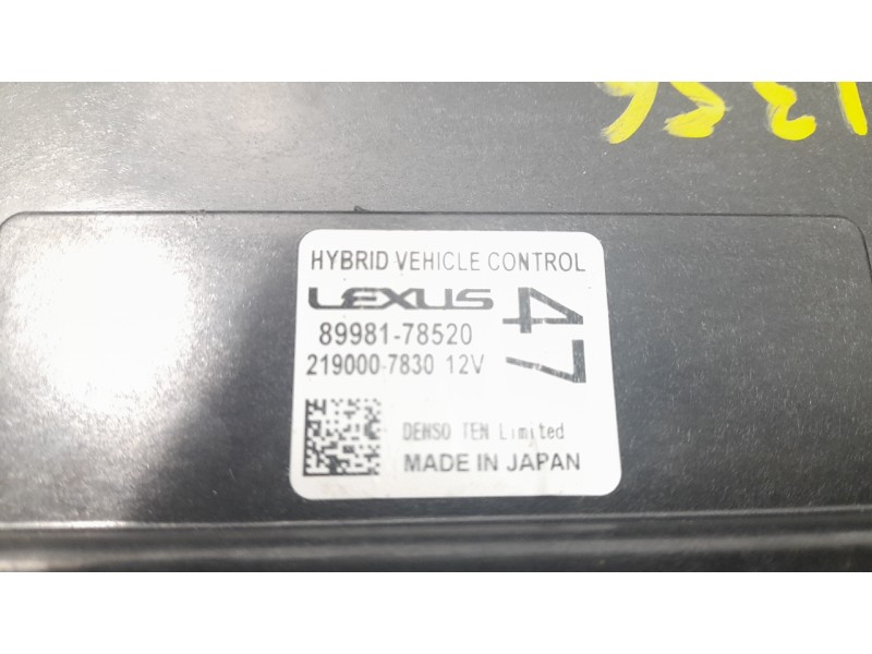 Recambio de modulo electronico para lexus nx 2.5 16v cat (híbrido) referencia OEM IAM 8998178520  