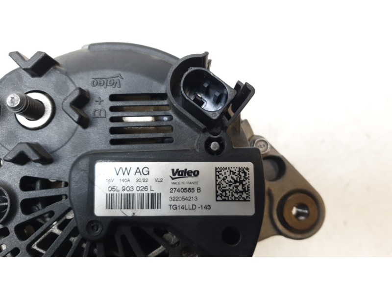 Recambio de alternador para audi a3 limousine (8ys, 8ym) 30 tdi referencia OEM IAM 05L903026L  ALF350B51